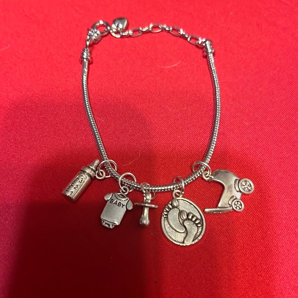Jewelry - Beautiful Silver Baby Charm Bracelet